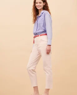 Jeans|Comptoir des Cotonniers Rita - Slouchy - Jean Ample En Coton 0100 Pink Marshmallow
