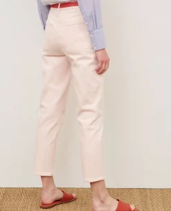 Jeans|Comptoir des Cotonniers Rita - Slouchy - Jean Ample En Coton 0100 Pink Marshmallow