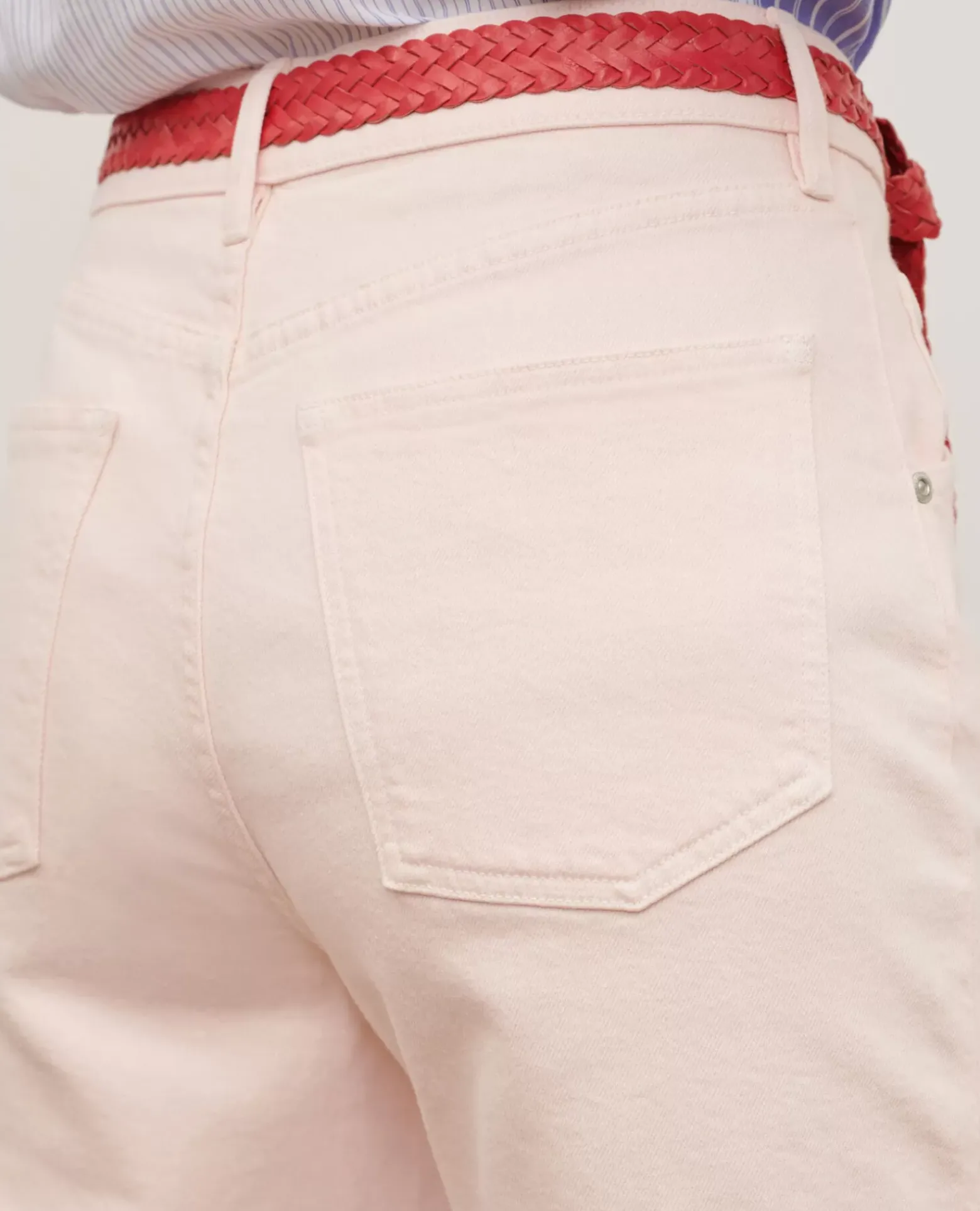 Jeans|Comptoir des Cotonniers Rita - Slouchy - Jean Ample En Coton 0100 Pink Marshmallow