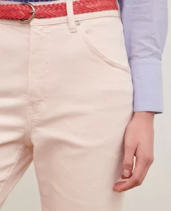 Jeans|Comptoir des Cotonniers Rita - Slouchy - Jean Ample En Coton 0100 Pink Marshmallow
