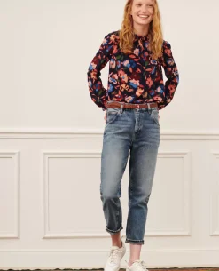 Jeans|Comptoir des Cotonniers Rita - Slouchy - Jean Ample En Coton Vintage Mid Wash