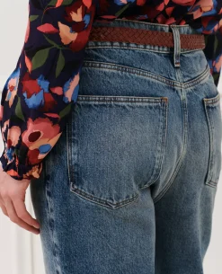 Jeans|Comptoir des Cotonniers Rita - Slouchy - Jean Ample En Coton Vintage Mid Wash