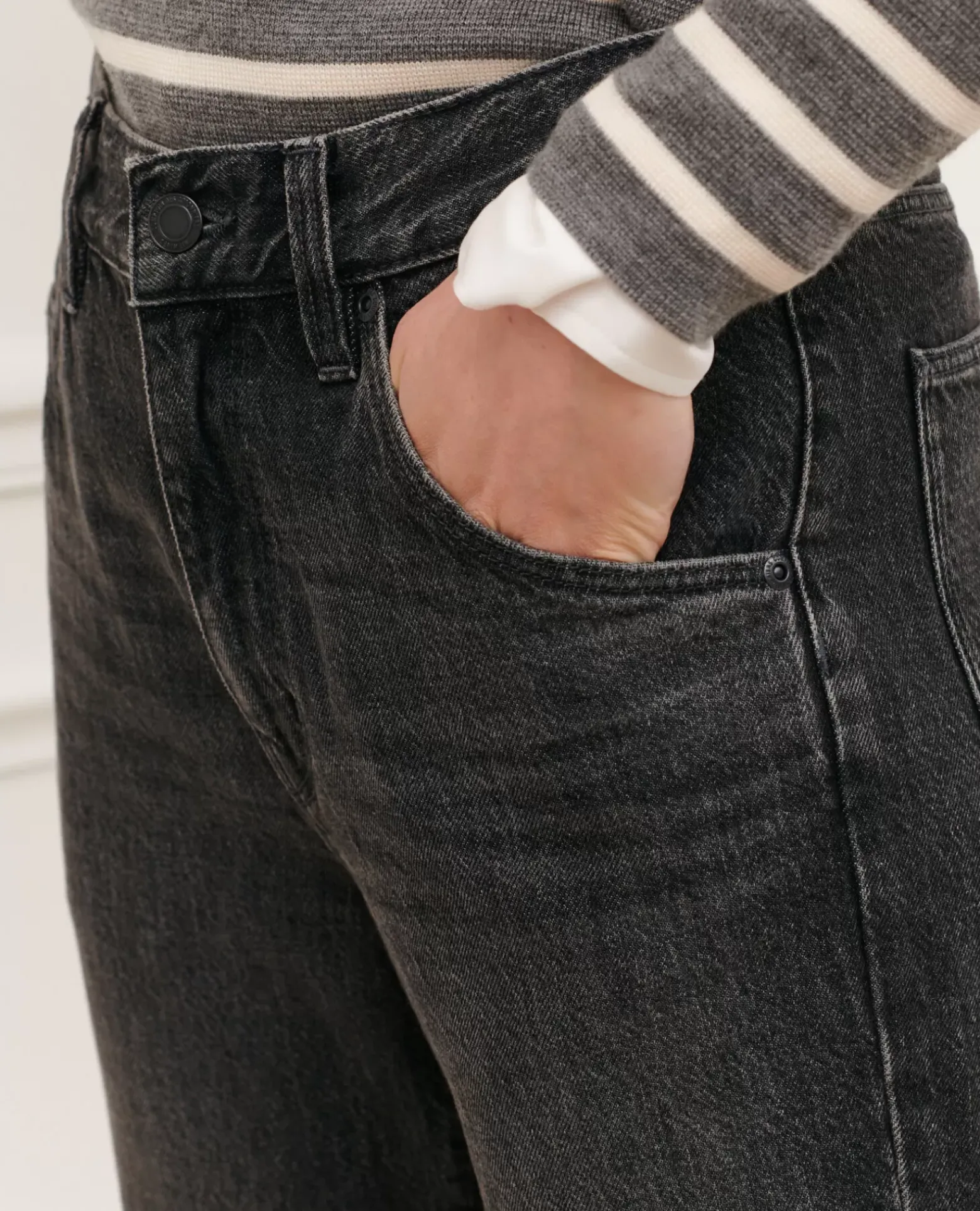 Jeans|Comptoir des Cotonniers Rita - Slouchy - Jean Ample En Coton Vintage Grey