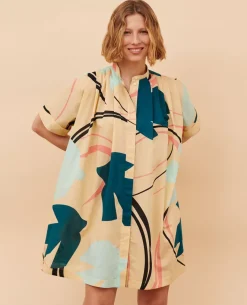 Robes|Comptoir des Cotonniers Robe Chemise 0403 Birdy Sand