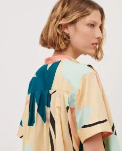 Robes|Comptoir des Cotonniers Robe Chemise 0403 Birdy Sand