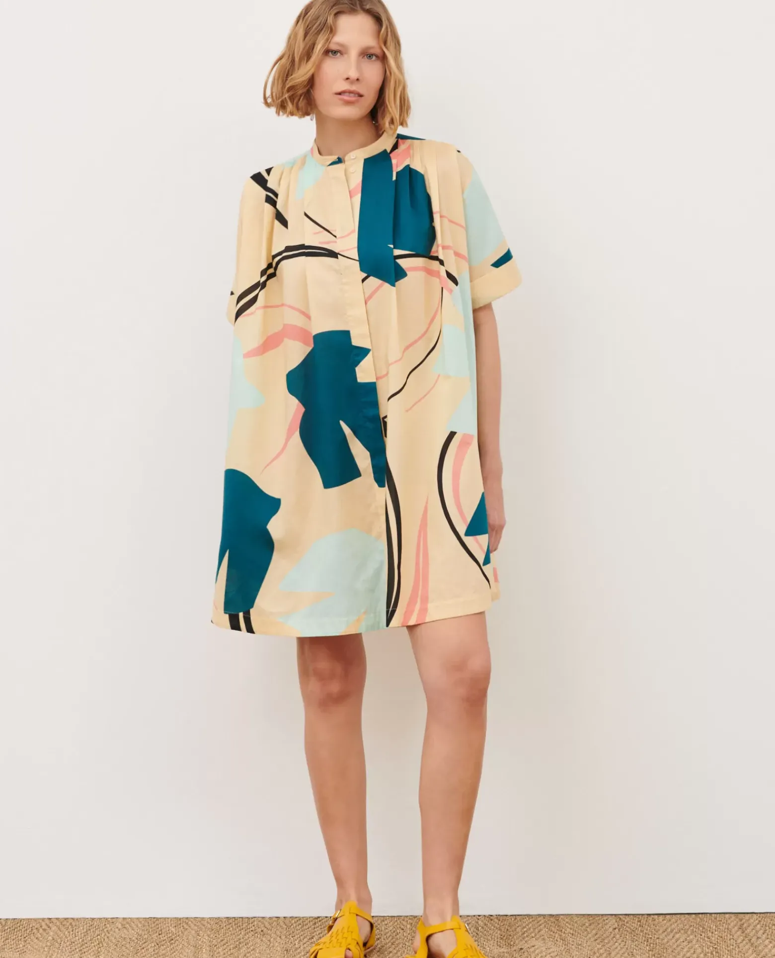 Robes|Comptoir des Cotonniers Robe Chemise 0403 Birdy Sand