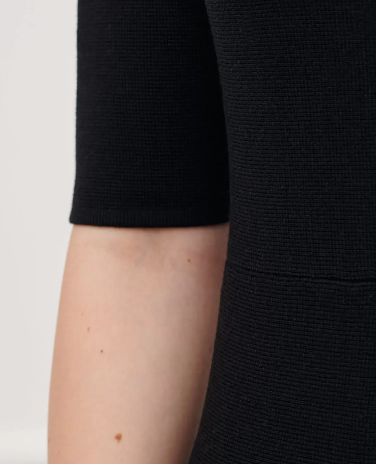 Robes|Comptoir des Cotonniers Robe Courte En Laine 8824 09 Black