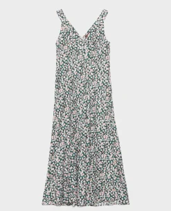Robes|Comptoir des Cotonniers Robe Longue Imprimee 7300D 119 Print Blue