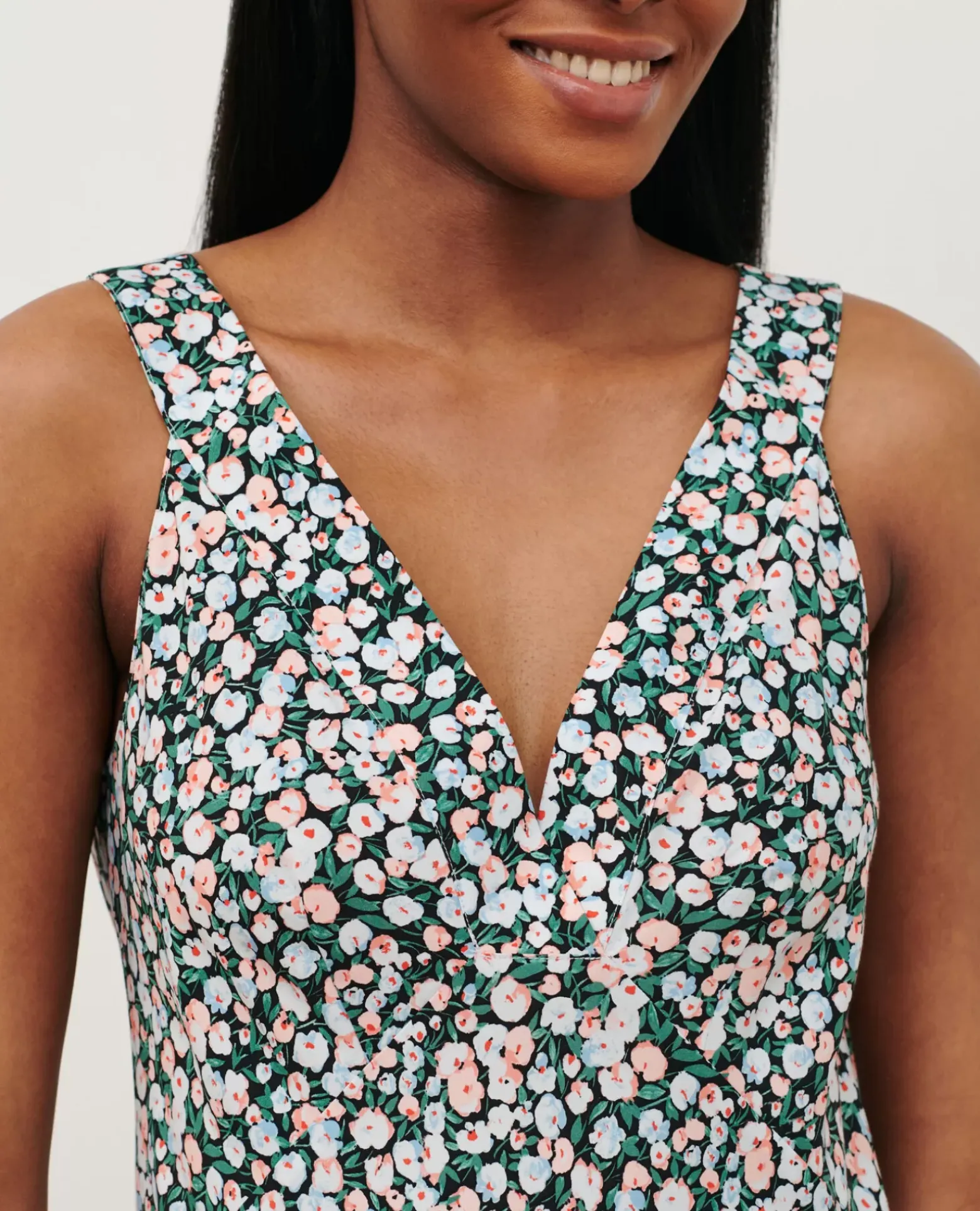 Robes|Comptoir des Cotonniers Robe Longue Imprimee 7300D 119 Print Blue