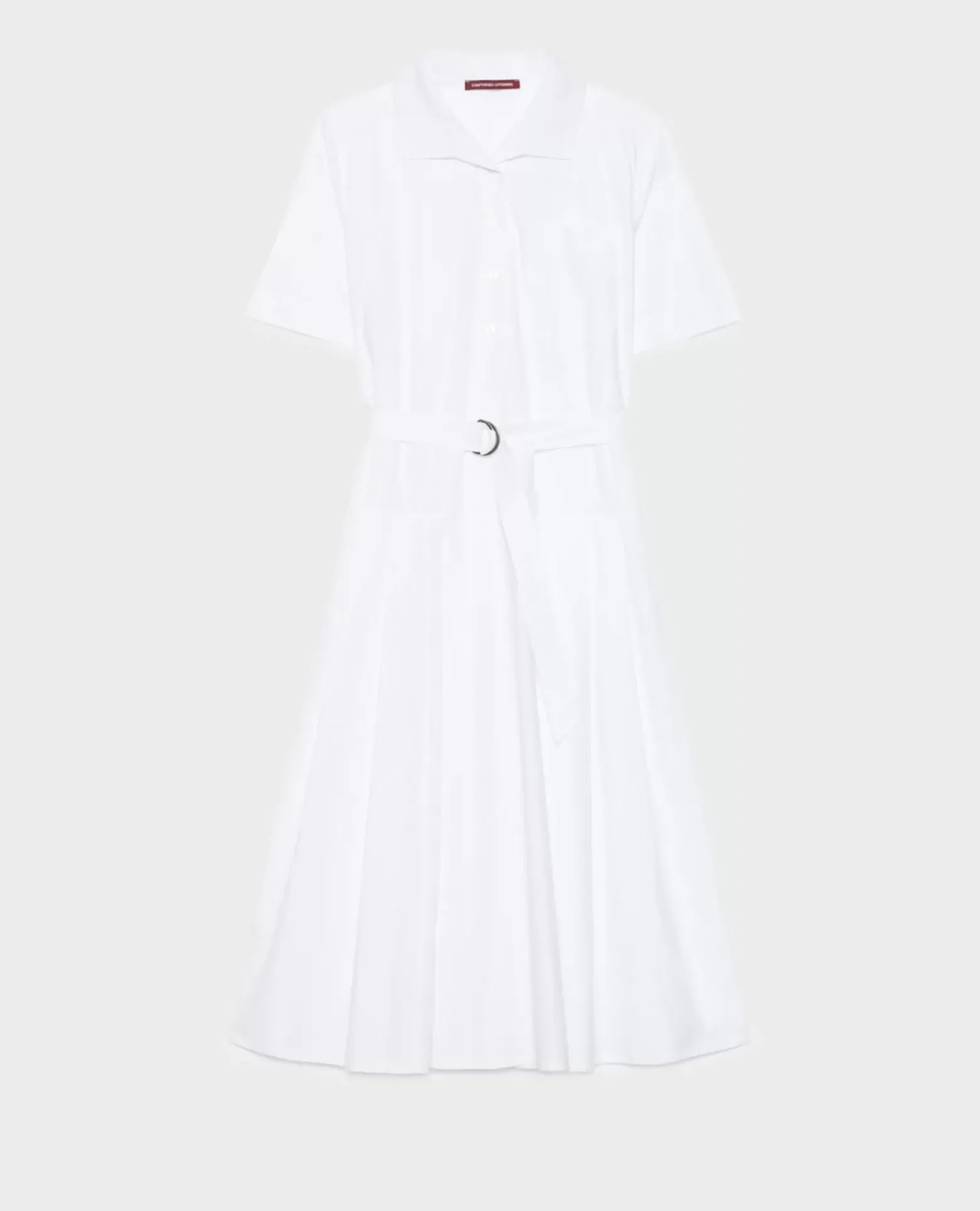 Robes|Comptoir des Cotonniers Robe Midi En Coton 0007 White