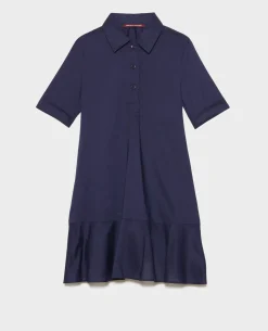 Robes|Comptoir des Cotonniers Robe Polo En Coton 68 Blue