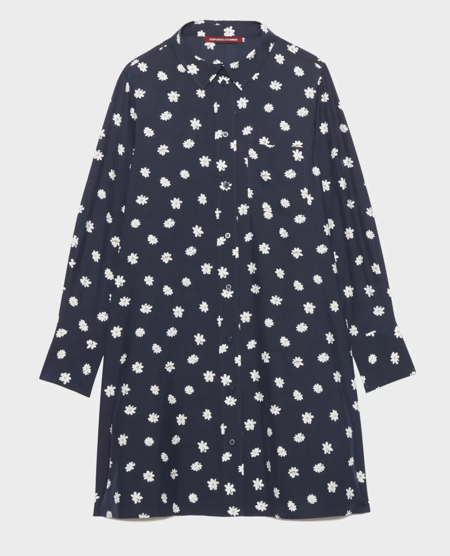 Robes|Comptoir des Cotonniers Robe-Chemise Fluide 0694 Daisy