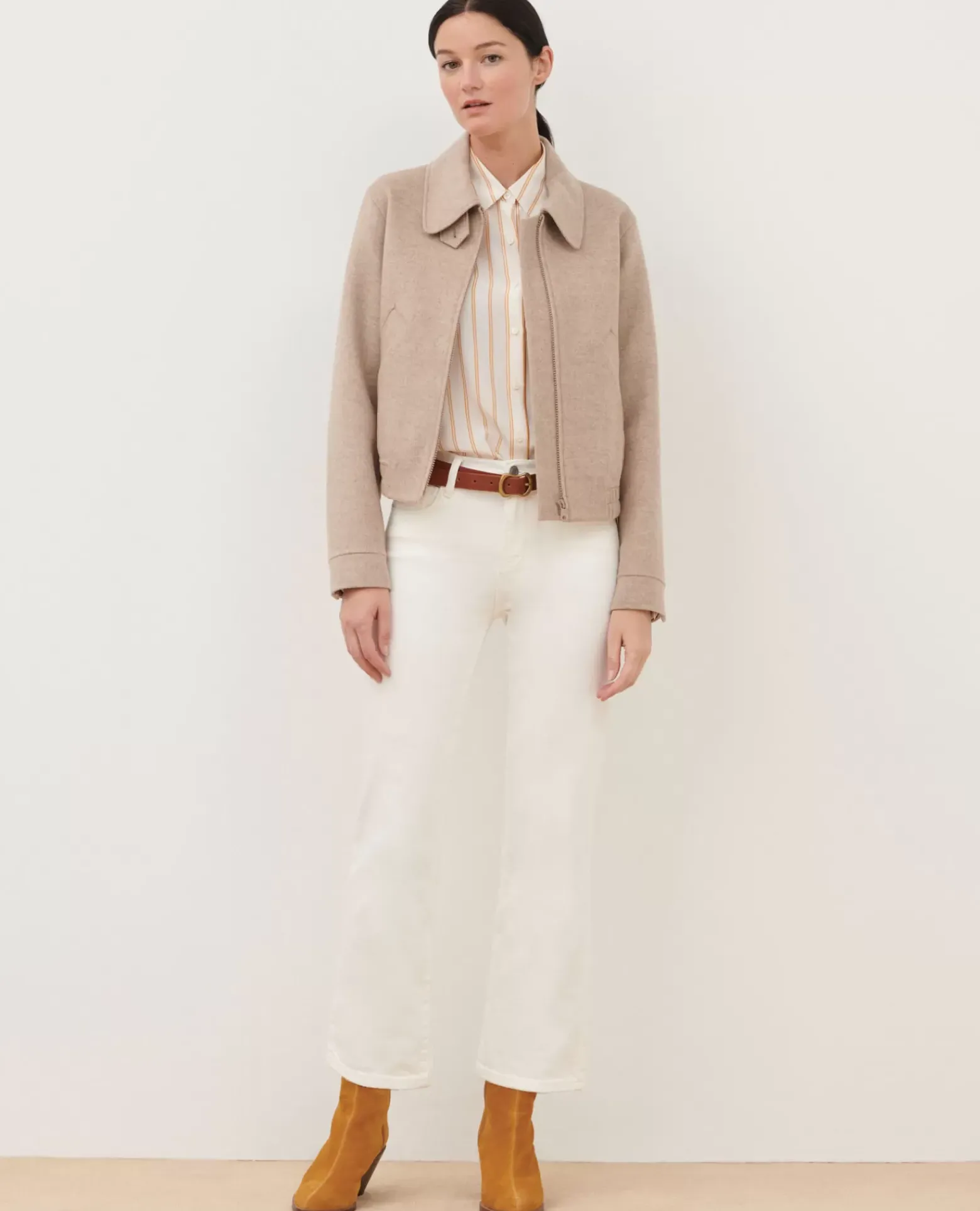Jeans|Comptoir des Cotonniers Rosine - Jean Trumpet 0003 White Denim
