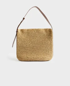 Sacs|Comptoir des Cotonniers Sac Raphia Papier Crochete Main 7003 30 Natural