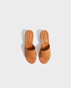 Chaussures|Comptoir des Cotonniers Sandales Cuir A Talons 31 Beige