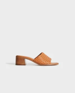 Chaussures|Comptoir des Cotonniers Sandales Cuir A Talons 31 Beige