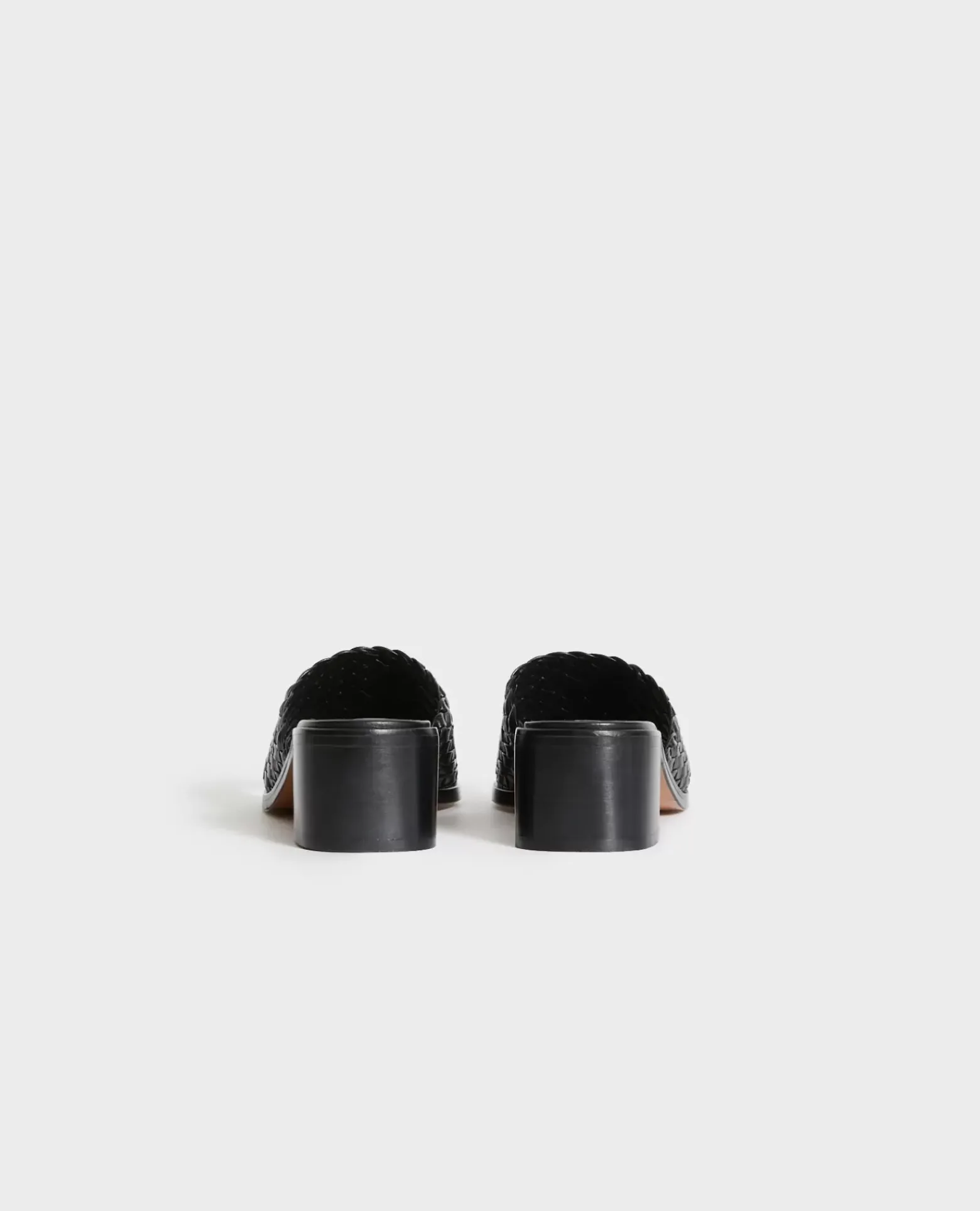 Chaussures|Comptoir des Cotonniers Sandales Cuir A Talons 09 Black
