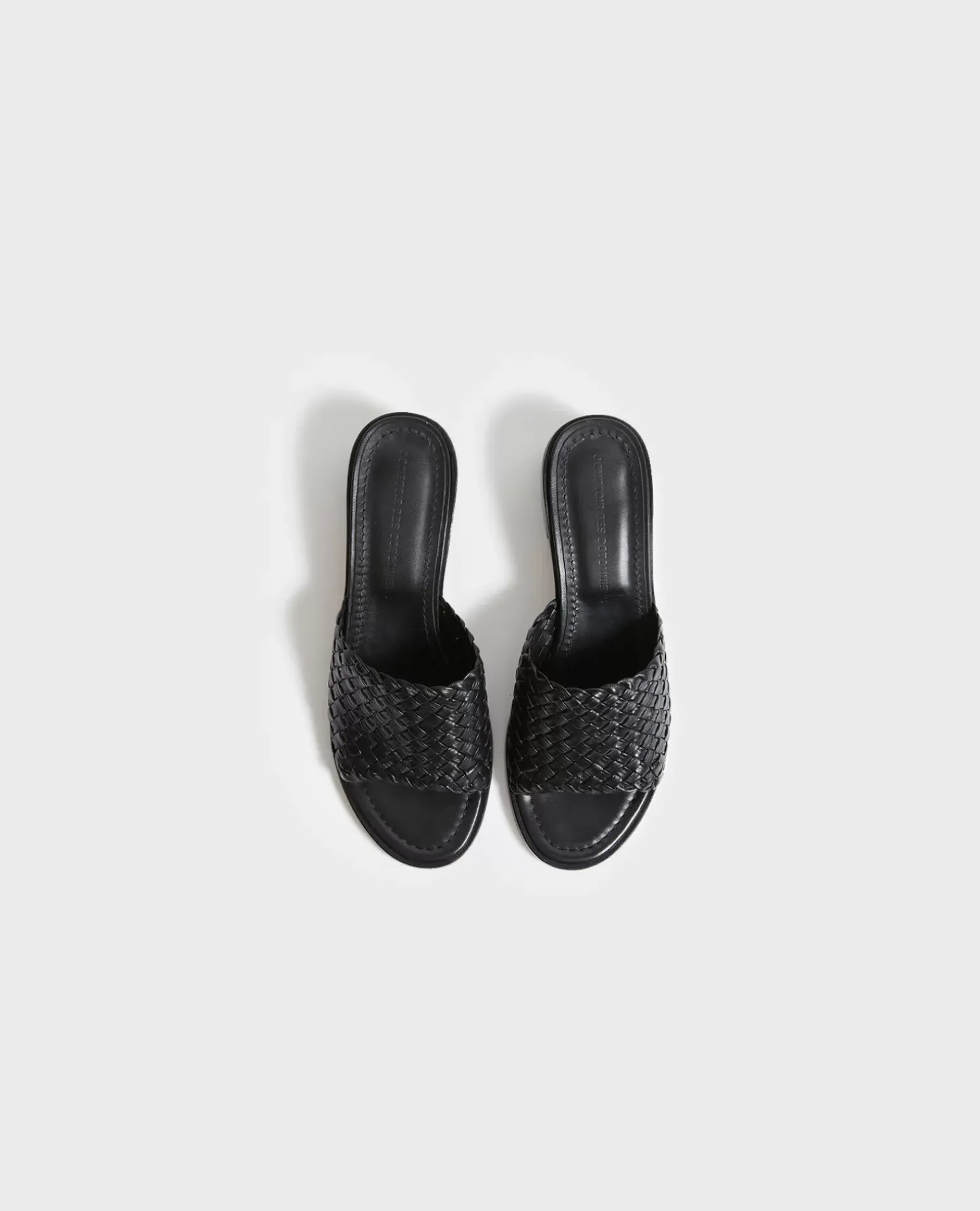 Chaussures|Comptoir des Cotonniers Sandales Cuir A Talons 09 Black