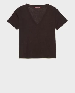 Tops|Comptoir des Cotonniers Sarah - T-Shirt En Lin Mole