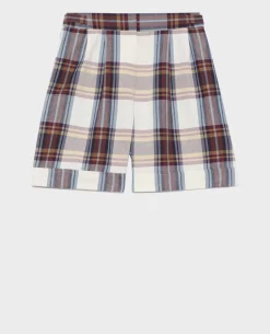 Jupes & Shorts|Comptoir des Cotonniers Short A Carreaux 0180 Wine
