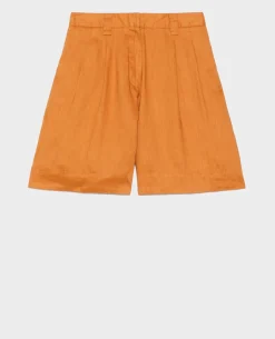 Jupes & Shorts|Comptoir des Cotonniers Short Ample En Lin 0320 Almond Brown