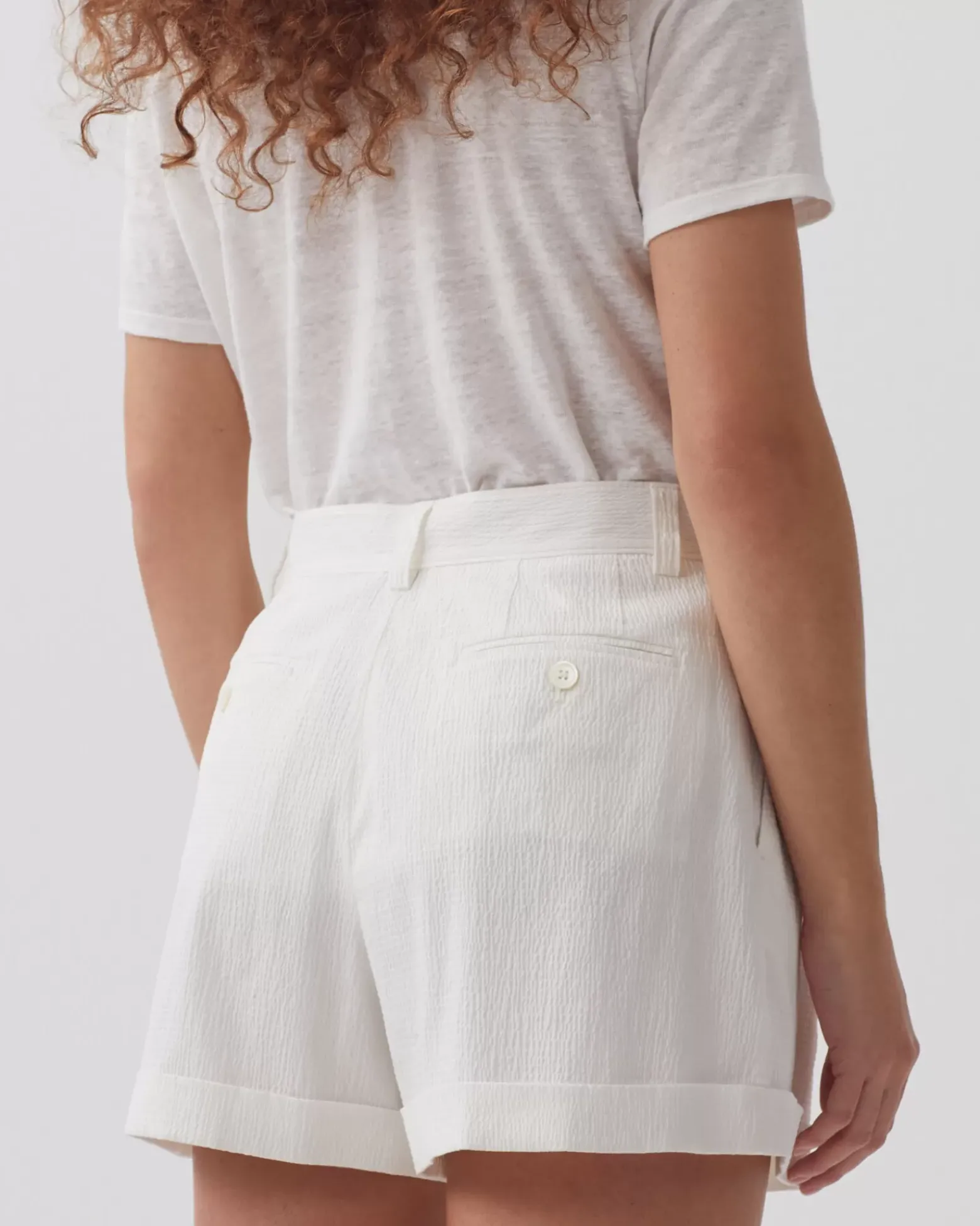 Jupes & Shorts|Comptoir des Cotonniers Short En Coton 8885 00 White