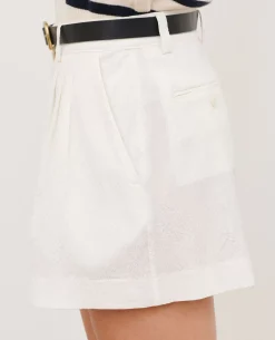 Jupes & Shorts|Comptoir des Cotonniers Short En Coton 8885 00 White