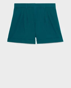 Jupes & Shorts|Comptoir des Cotonniers Short En Coton 0678 Gulf Coast Blue