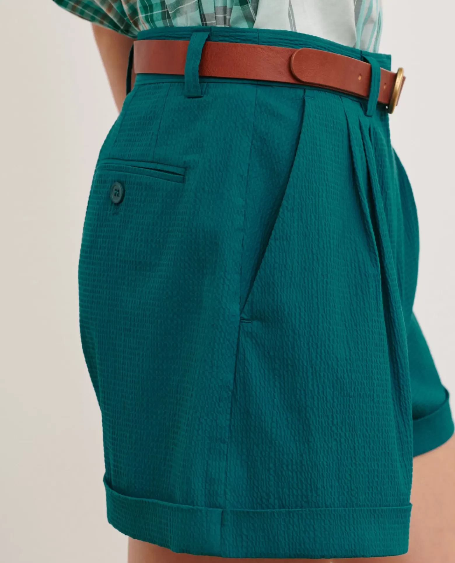 Jupes & Shorts|Comptoir des Cotonniers Short En Coton 0678 Gulf Coast Blue