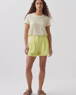 Jupes & Shorts|Comptoir des Cotonniers Short En Coton 0421 Charlock Yellow