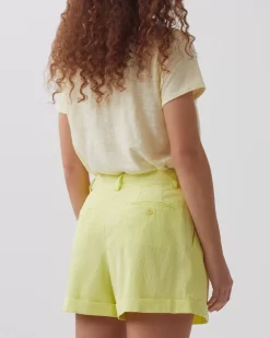 Jupes & Shorts|Comptoir des Cotonniers Short En Coton 0421 Charlock Yellow