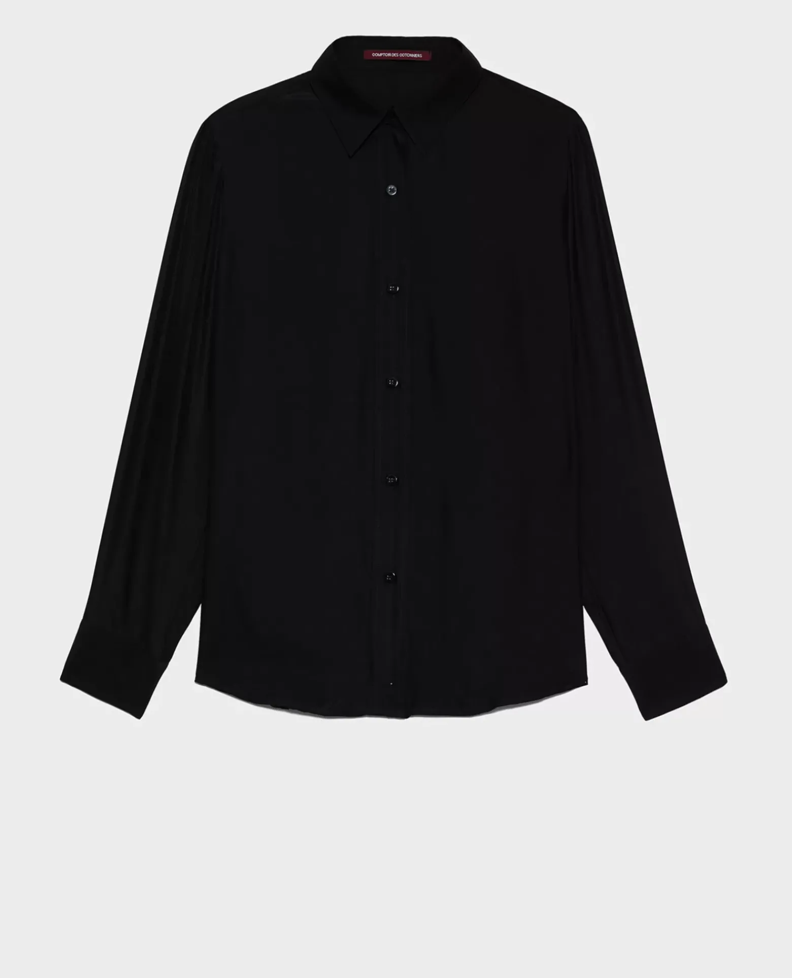 Blouses & Chemises|Comptoir des Cotonniers Sibylle - Chemise En Soie Black Beauty