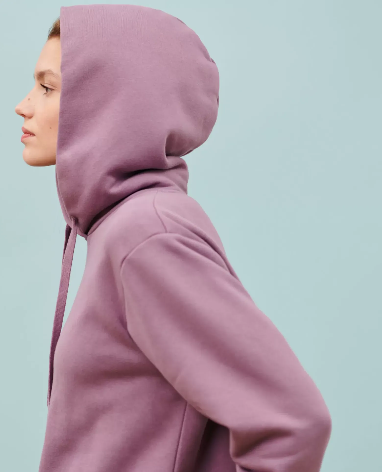 Maille|Comptoir des Cotonniers Sweatshirt A Capuche 0780 Very Grape