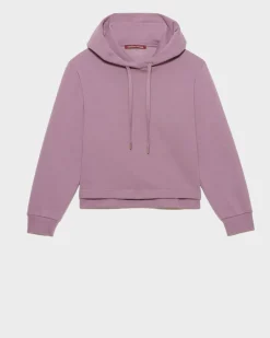 Maille|Comptoir des Cotonniers Sweatshirt A Capuche 0780 Very Grape