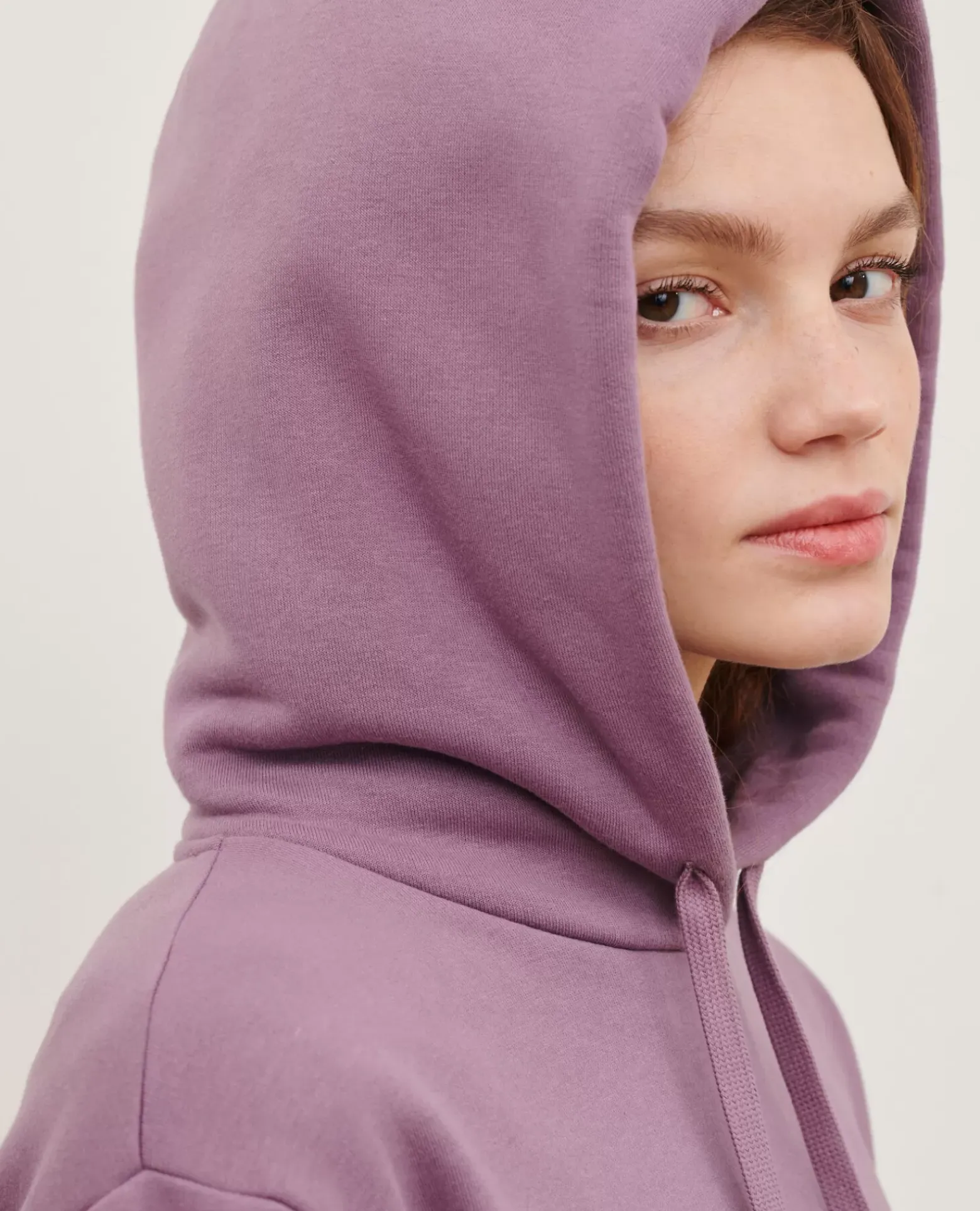 Maille|Comptoir des Cotonniers Sweatshirt A Capuche 0780 Very Grape