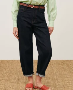 Jeans|Comptoir des Cotonniers Sydonie - Balloon - Jean 7/8E En Coton 7203 103 Denim