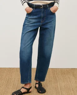 Jeans|Comptoir des Cotonniers Sydonie - Balloon - Jean 7/8E En Coton 8888 64 Blue