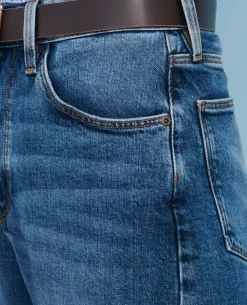 Jeans|Comptoir des Cotonniers Sydonie - Balloon - Jean 7/8E En Coton 7208C 107 Denim Blue