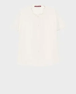 Blouses & Chemises|Comptoir des Cotonniers Top A Manches Courtes 0007 White