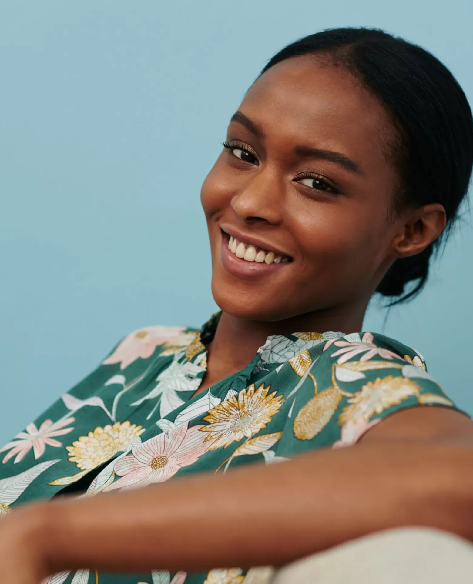 Blouses & Chemises|Comptoir des Cotonniers Top A Manches Courtes 0331 Kaki Aubepine