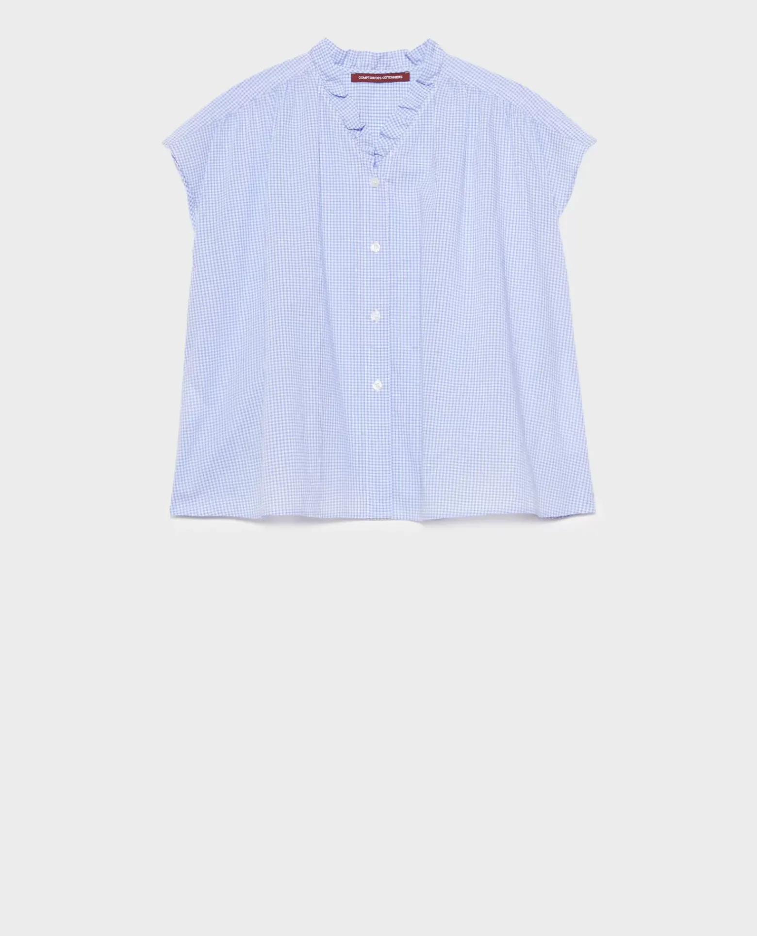 Blouses & Chemises|Comptoir des Cotonniers Top De Coton 7044 90_Vichy