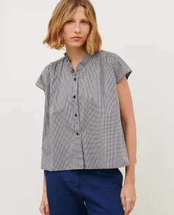 Blouses & Chemises|Comptoir des Cotonniers Top De Coton 7073 88_Vichy
