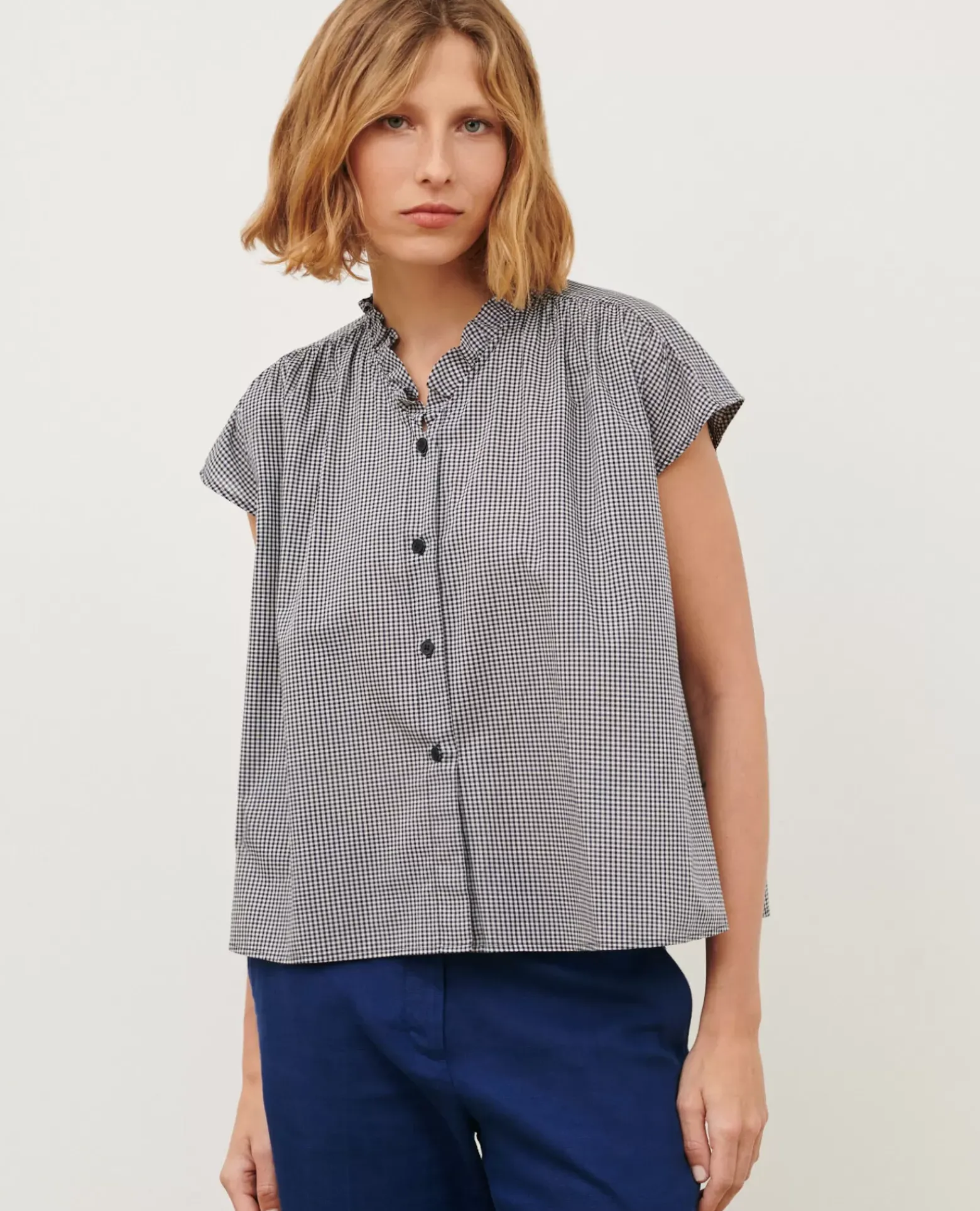 Blouses & Chemises|Comptoir des Cotonniers Top De Coton 7073 88_Vichy