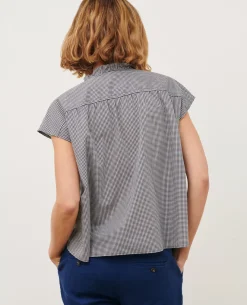 Blouses & Chemises|Comptoir des Cotonniers Top De Coton 7073 88_Vichy