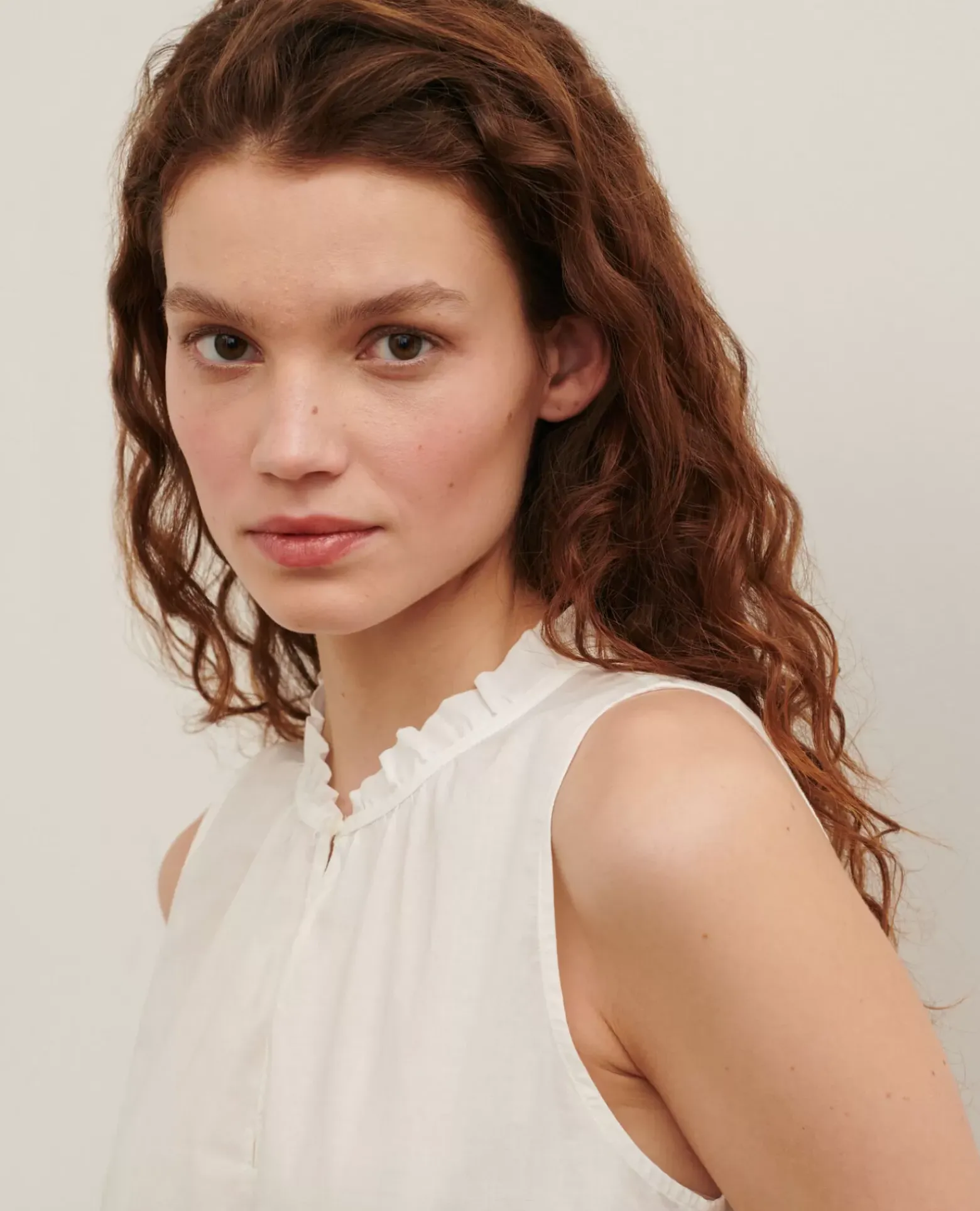 Blouses & Chemises|Comptoir des Cotonniers Top En Voile De Coton 01 White