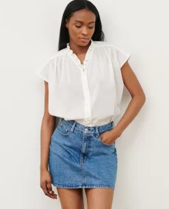 Blouses & Chemises|Comptoir des Cotonniers Top En Voile De Coton 01 White
