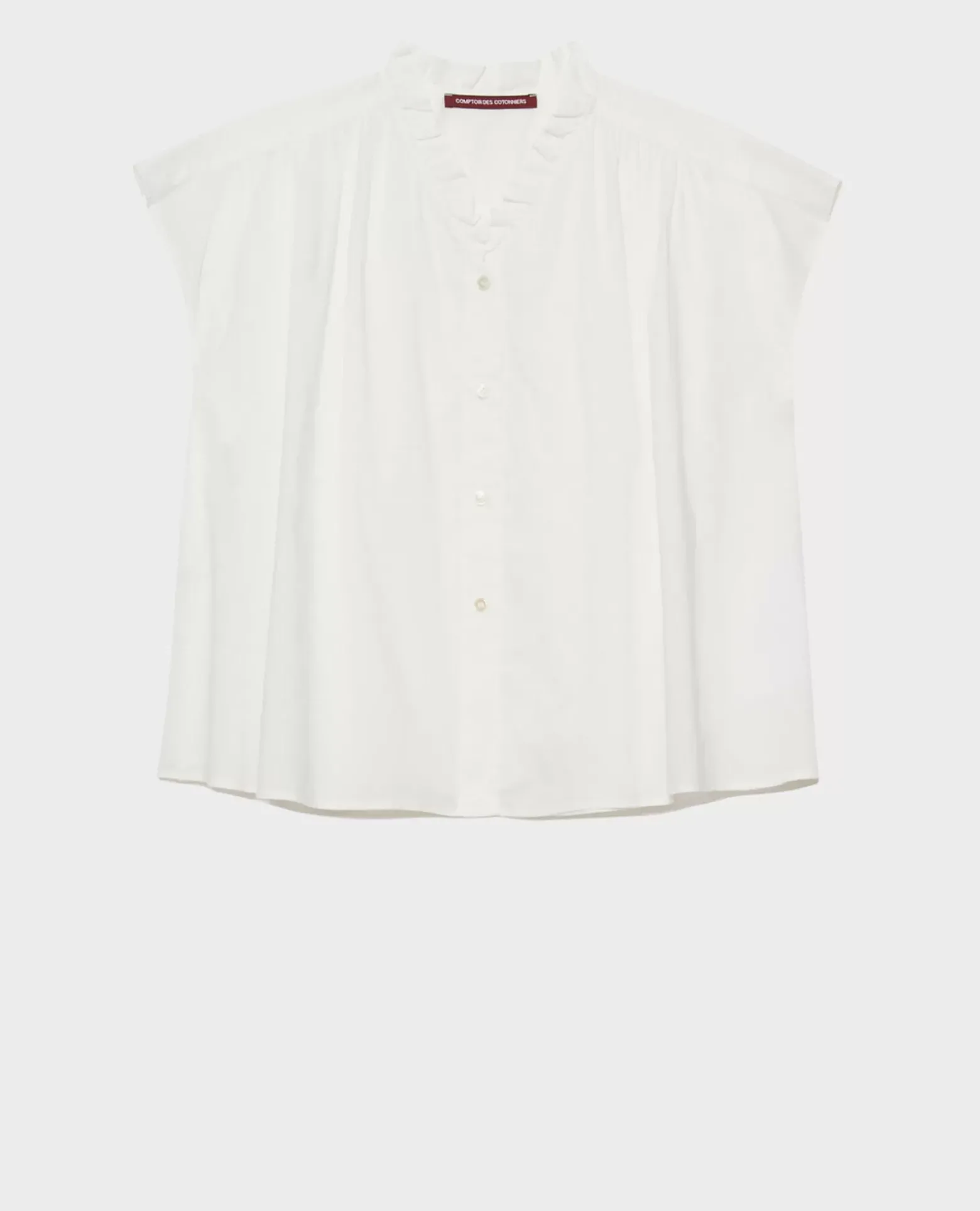Blouses & Chemises|Comptoir des Cotonniers Top En Voile De Coton 01 White