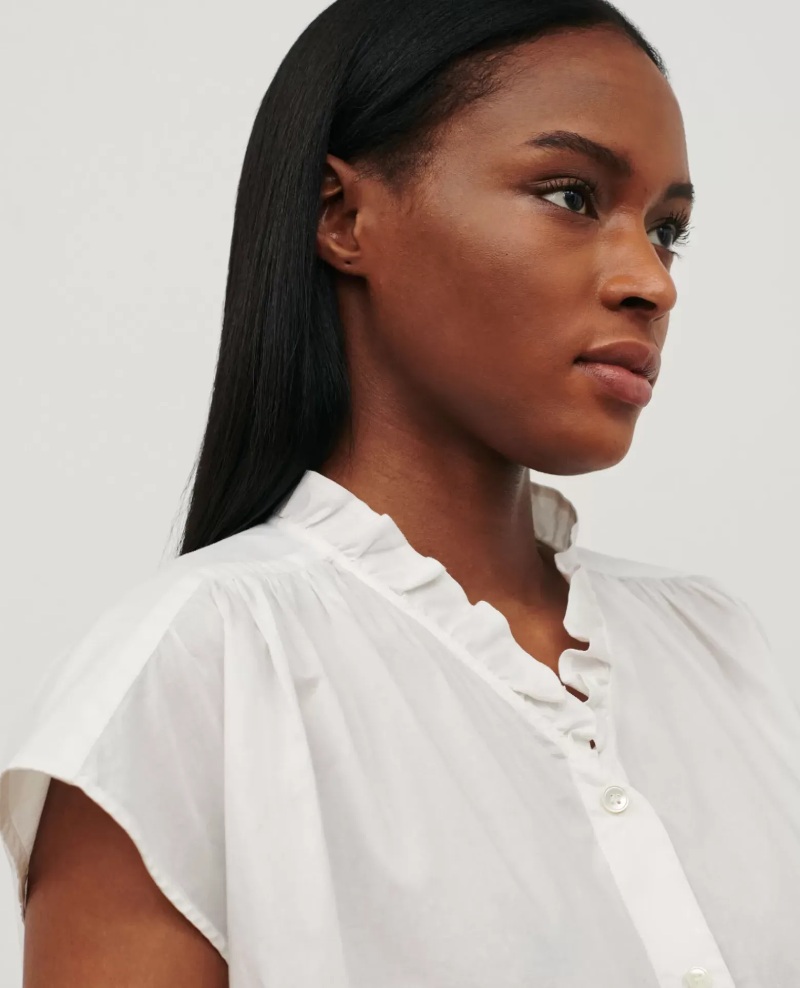 Blouses & Chemises|Comptoir des Cotonniers Top En Voile De Coton 01 White