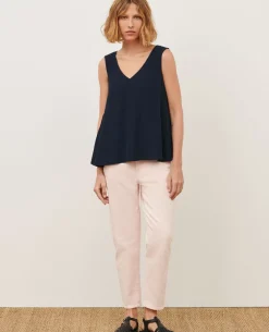 Tops|Comptoir des Cotonniers Top Fluide 0693 Navy