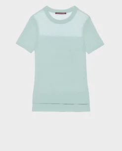Tops|Comptoir des Cotonniers Top Manches Courtes 0500 Surf Spray Green